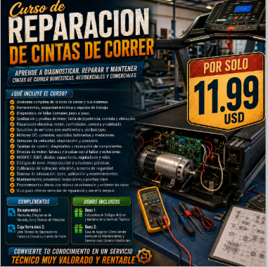Curso de Reparación de Cintas de Correr
