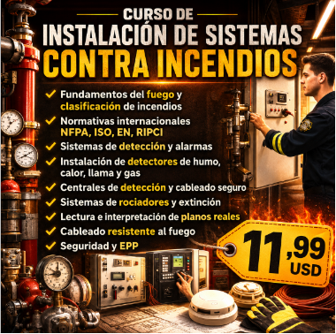 Curso de Instalación de Sistemas Contra Incendios