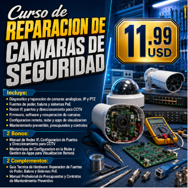 Curso de Reparación de Cámaras de Seguridad