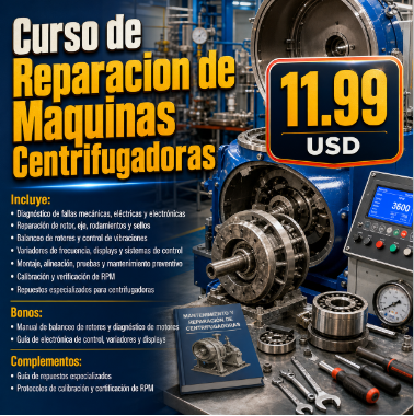 Curso de Reparación de Máquinas Centrifugadoras