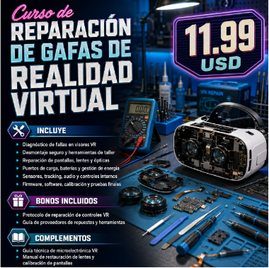 Curso de Reparación de Gafas de Realidad Virtual